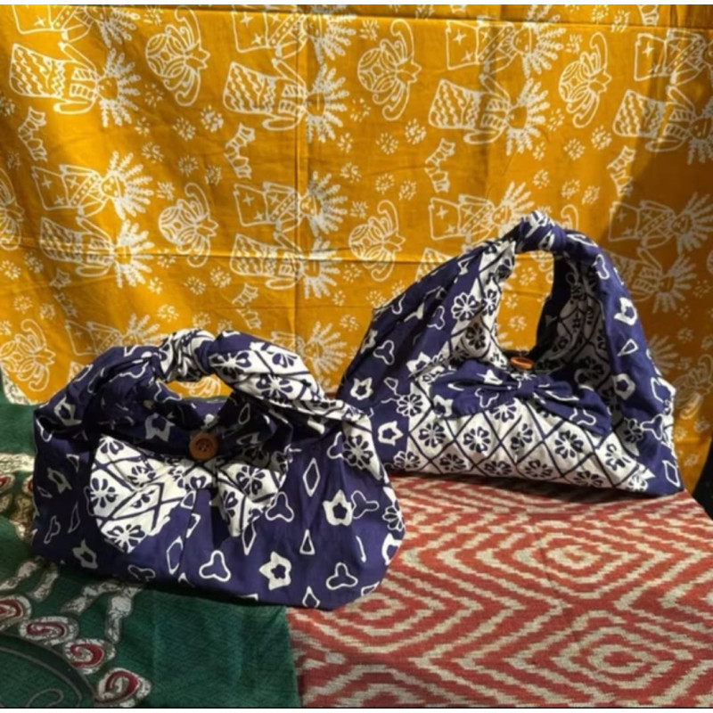 LIMITTES Prism Bag Wastra Tas Tenteng Jinjing Tangan Etnik Indonesia Batik Cap